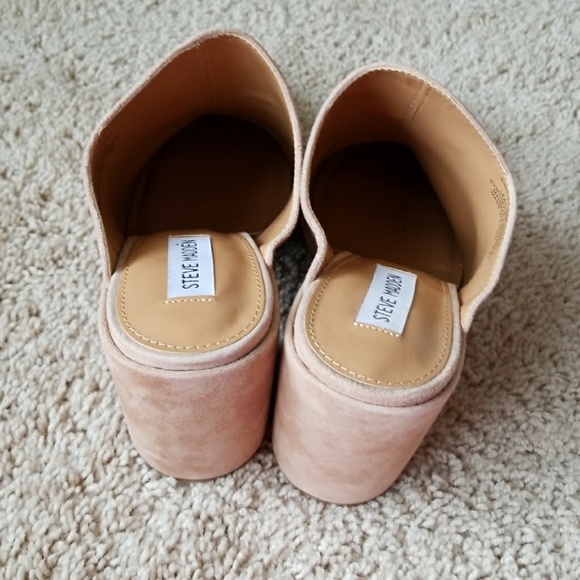 🚫SOLD🚫🔻📣SALE Nude chunky heel mules - Picture 3 of 8